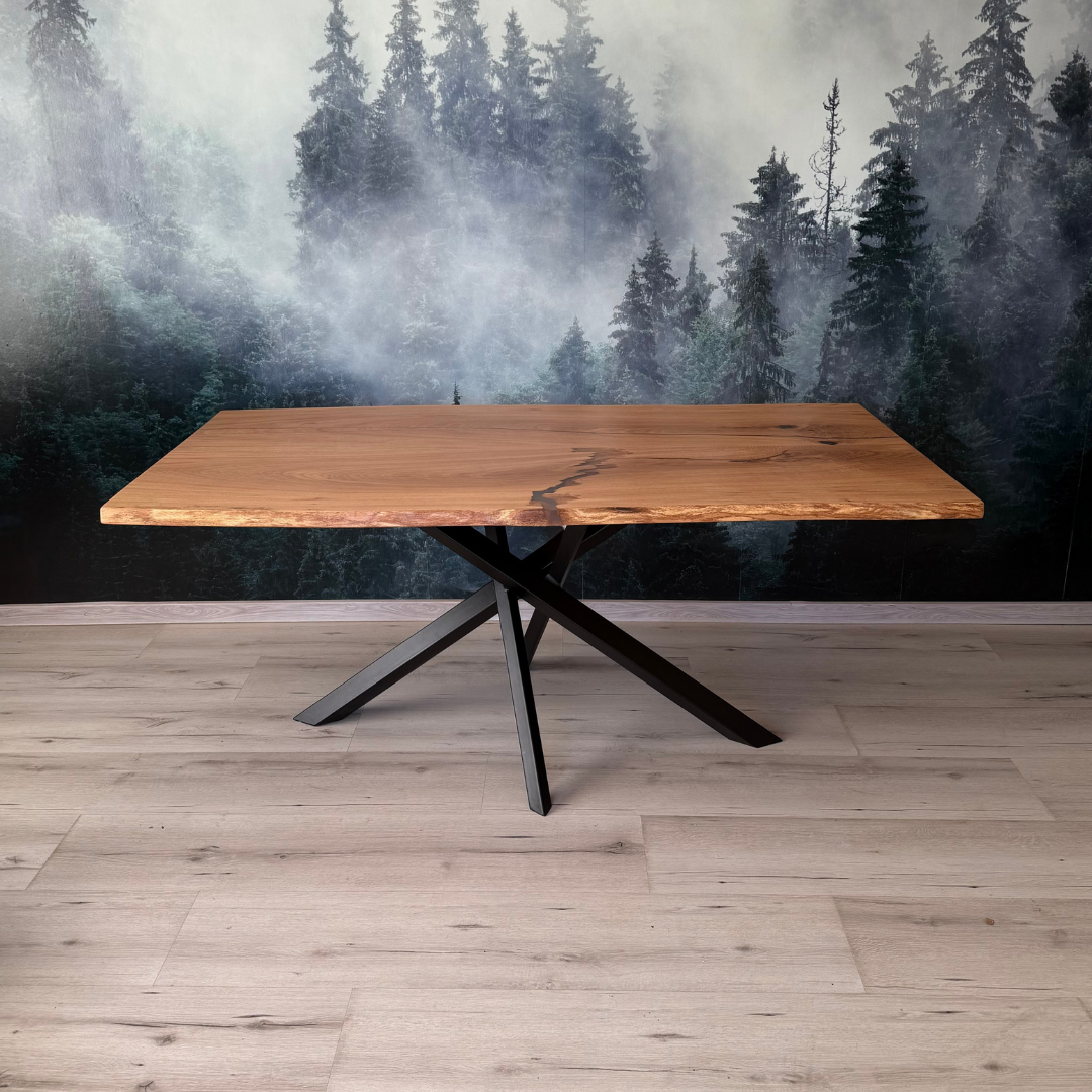 Masa de dining cu blat din stejar SX72 180x97cm