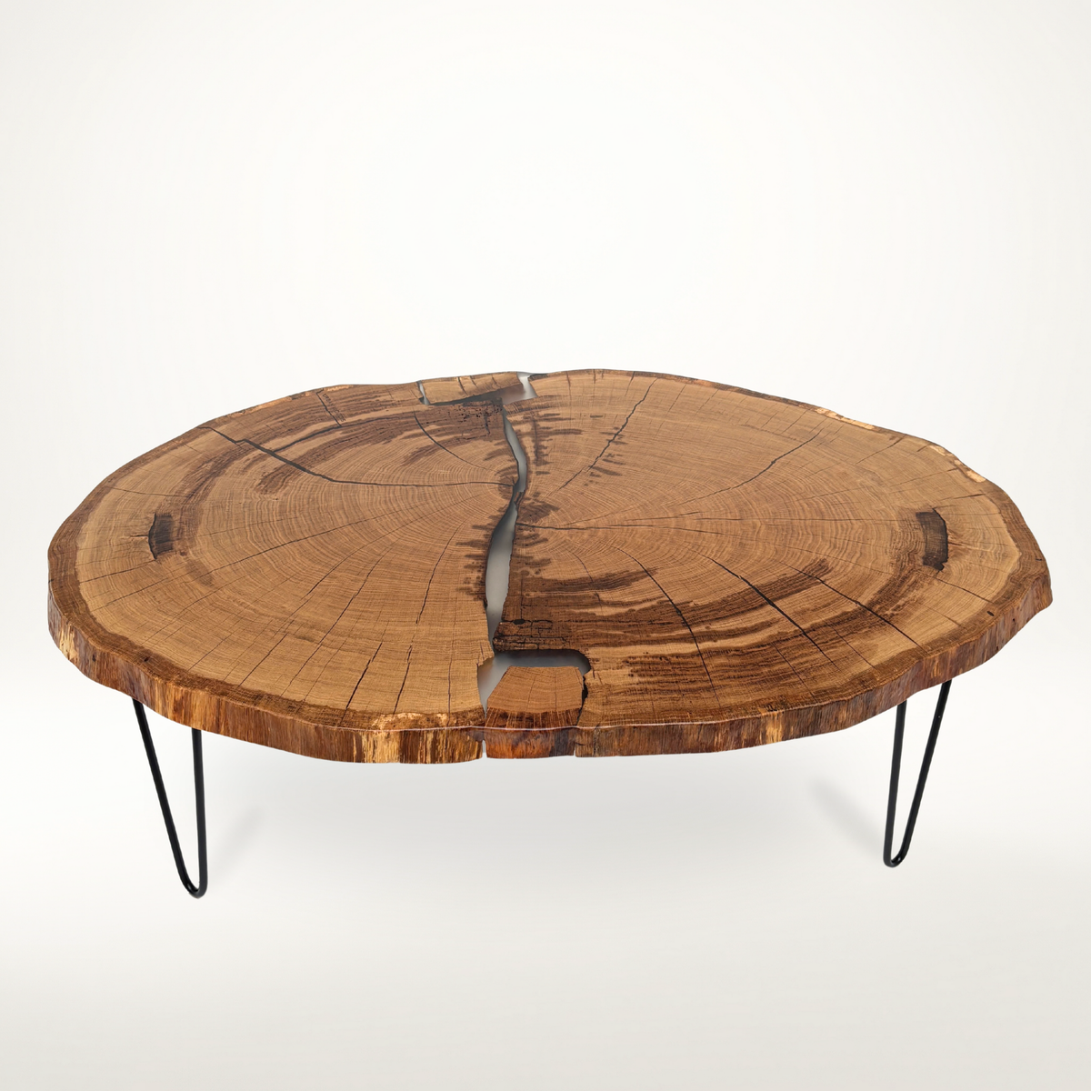 Masa de cafea din stejar AX372 114cm