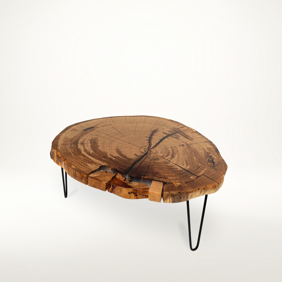 Masa de cafea din stejar AX373 89cm