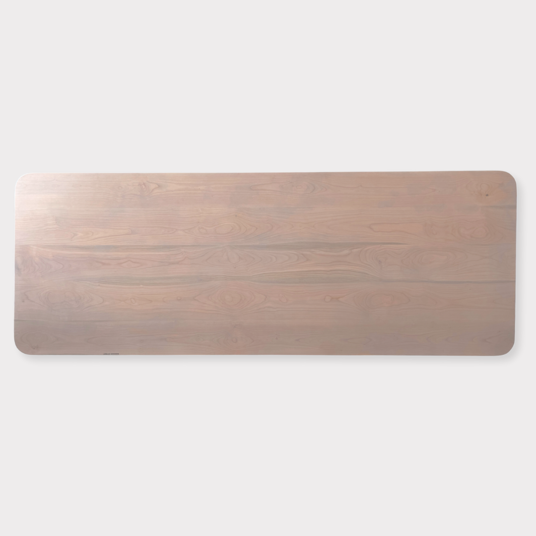 Masa de dining cu blat din cires X827 277x102cm