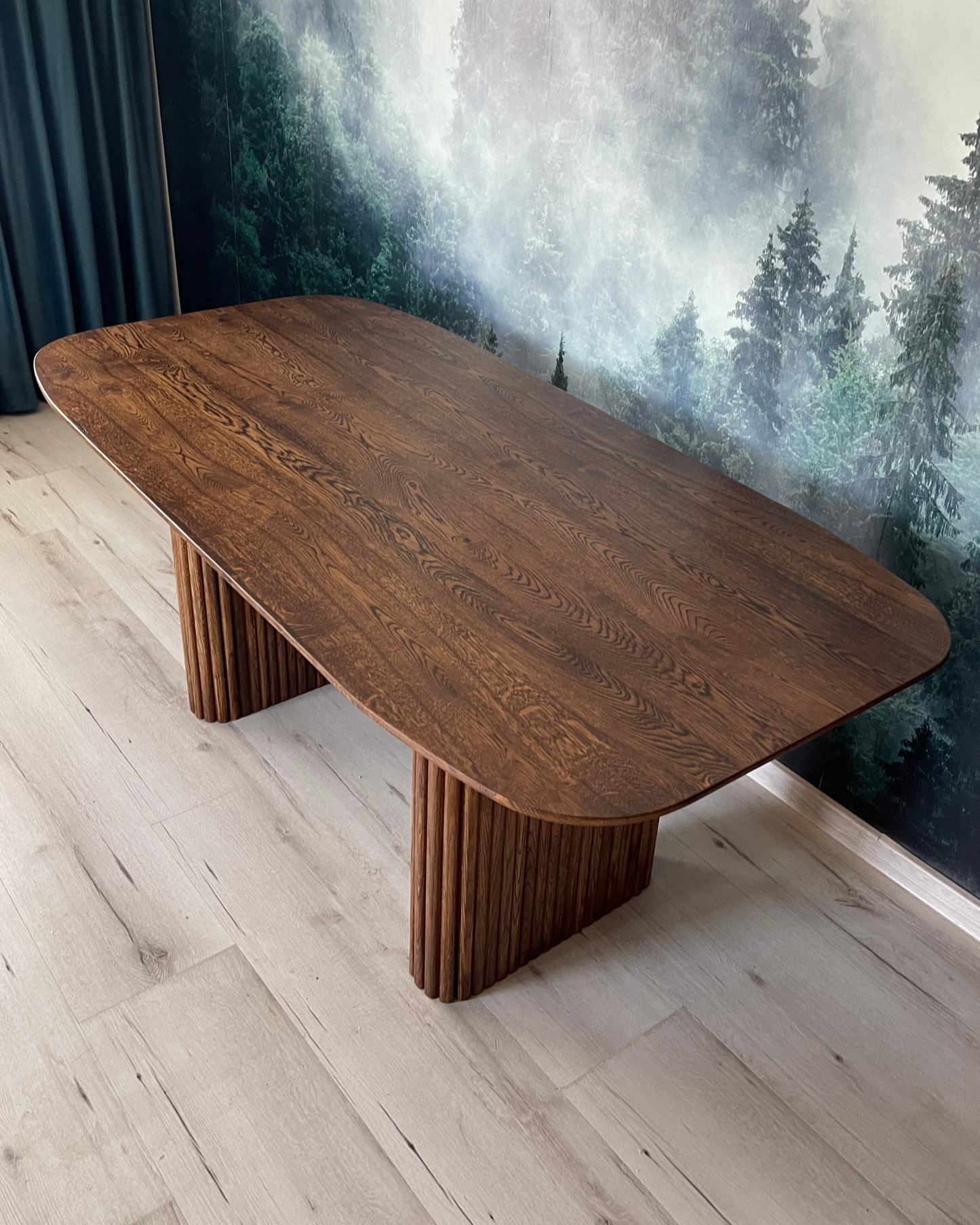 Masa de dining NERO Slim Dark Oak