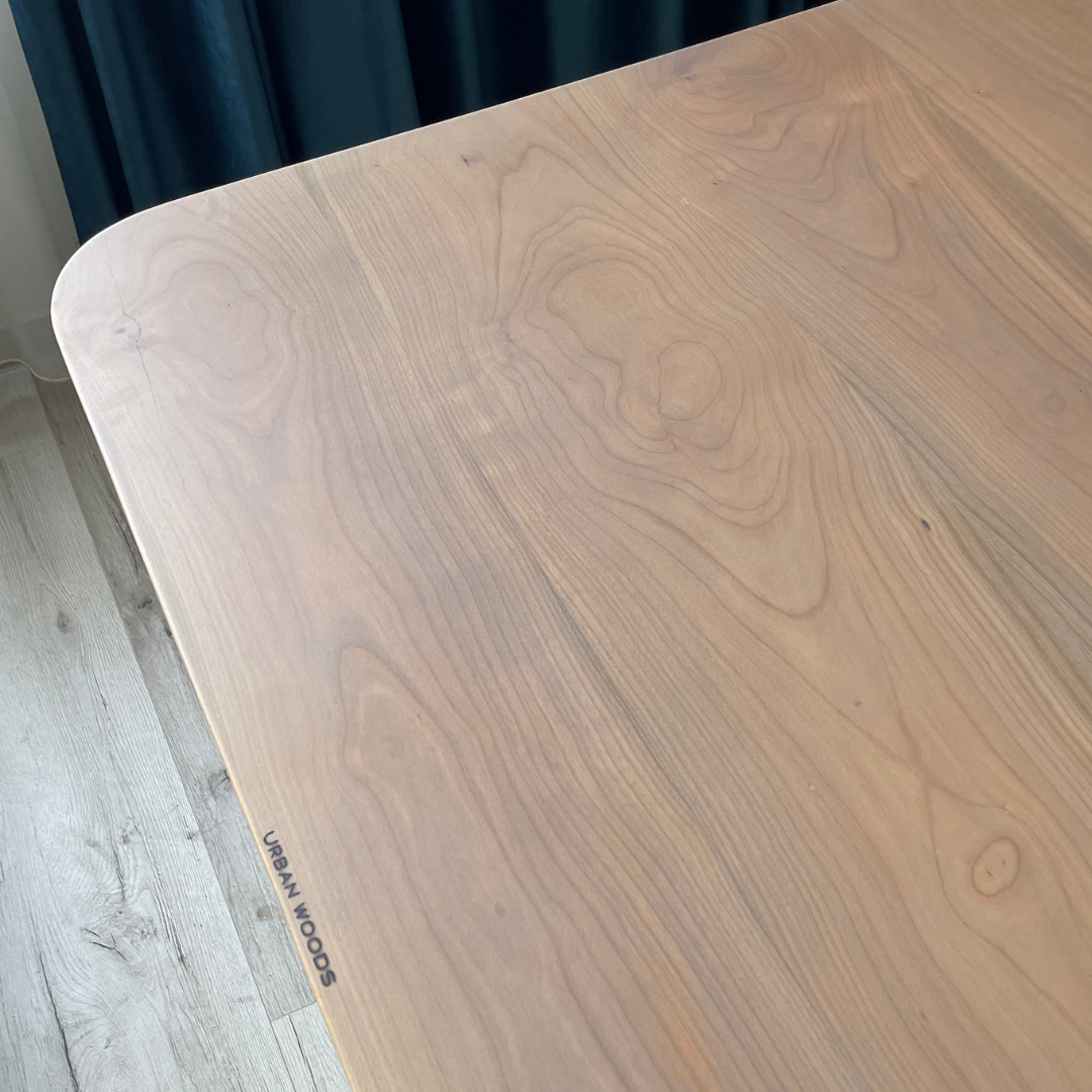 Masa de dining cu blat din cires X827 277x102cm