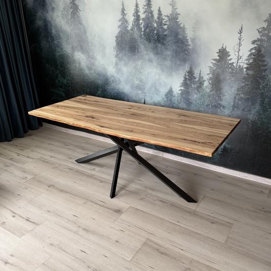 Masa de dining cu blat din frasin SX210 207x95cm