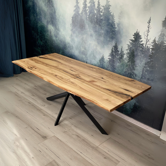 Masa de dining cu blat din frasin X1033 210x90cm