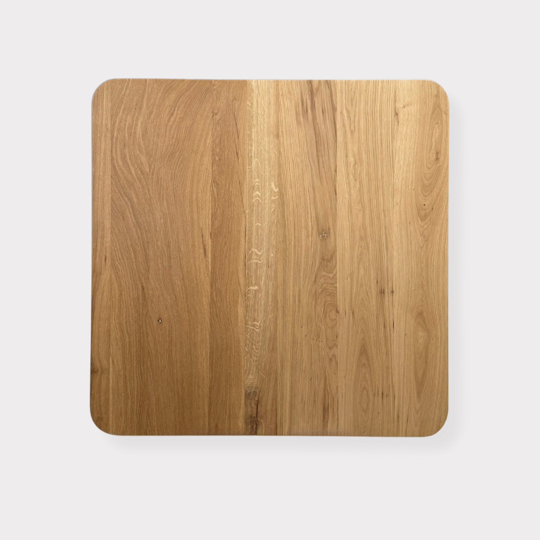 Masa de dining cu blat din stejar SX76 80x80cm