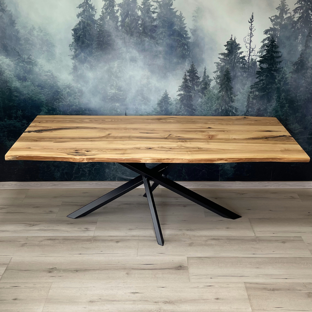 Masa de dining cu blat din frasin X1033 210x90cm