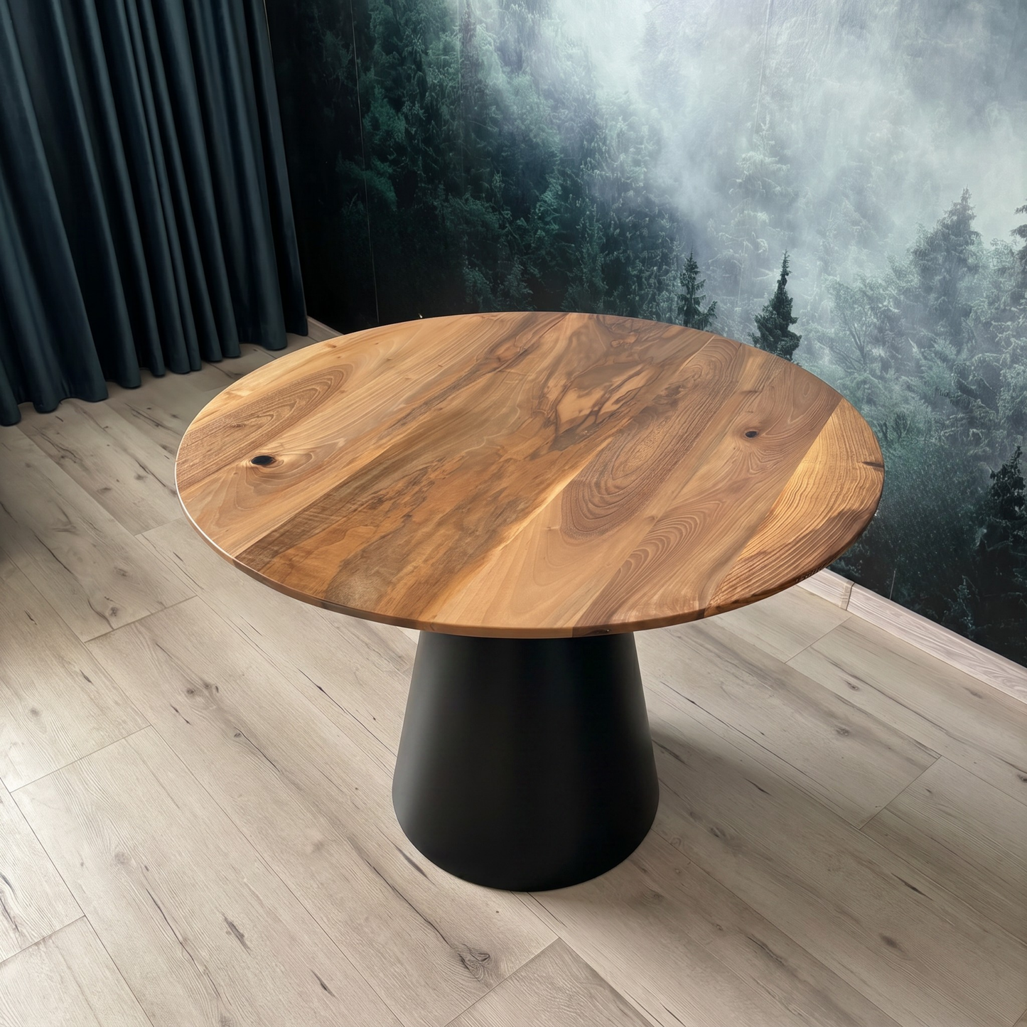 Masa de dining cu blat din nuc AX268 105cm
