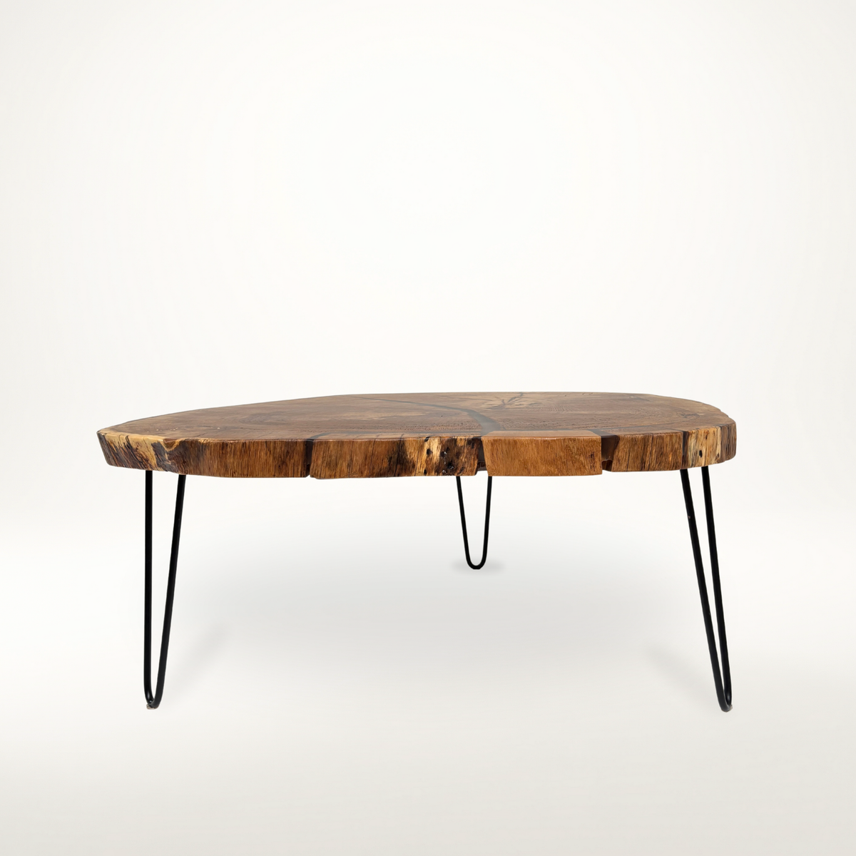 Masa de cafea din stejar AX371 100cm