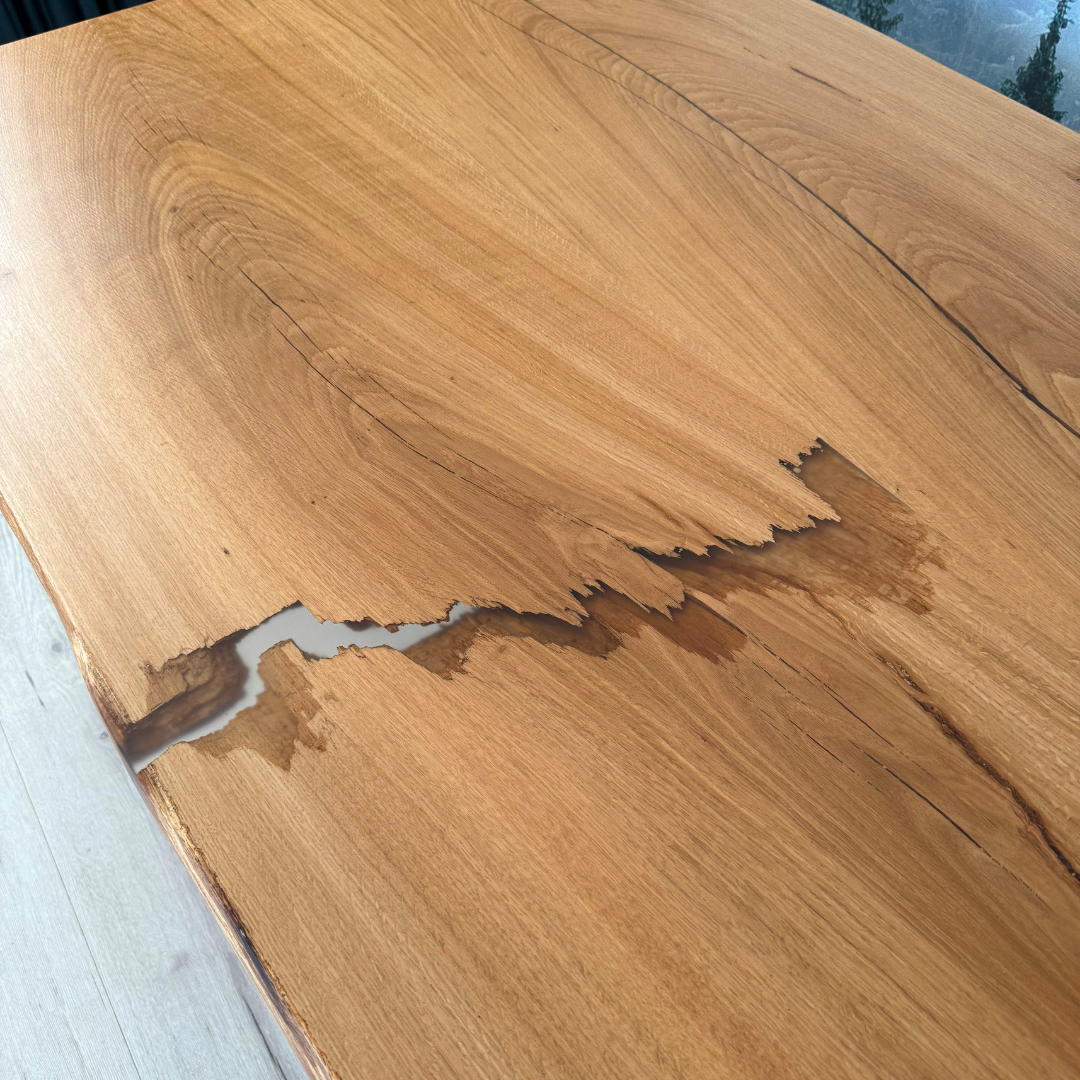 Masa de dining cu blat din stejar SX72 180x97cm