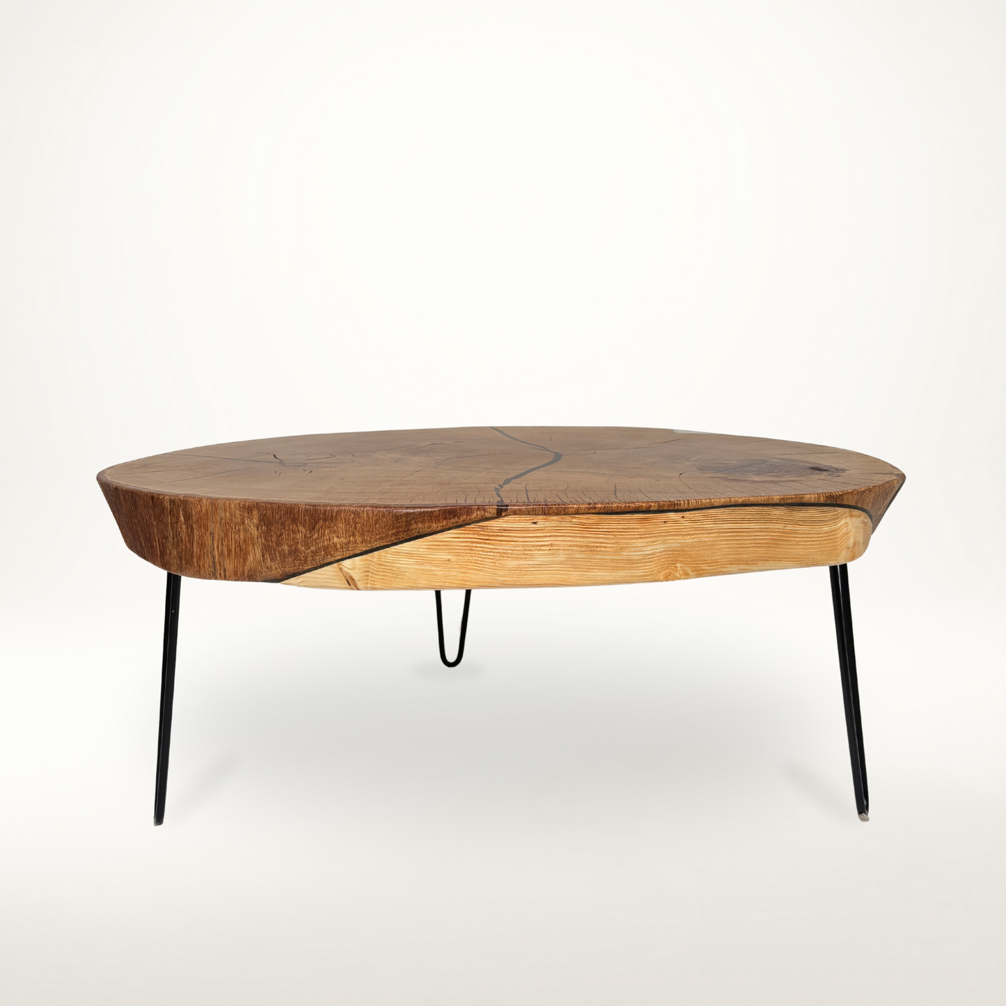 Masa de cafea din stejar AX312 96cm