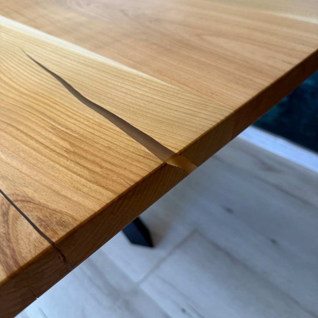 Masa de dining cu blat din cires SX75 197x99cm