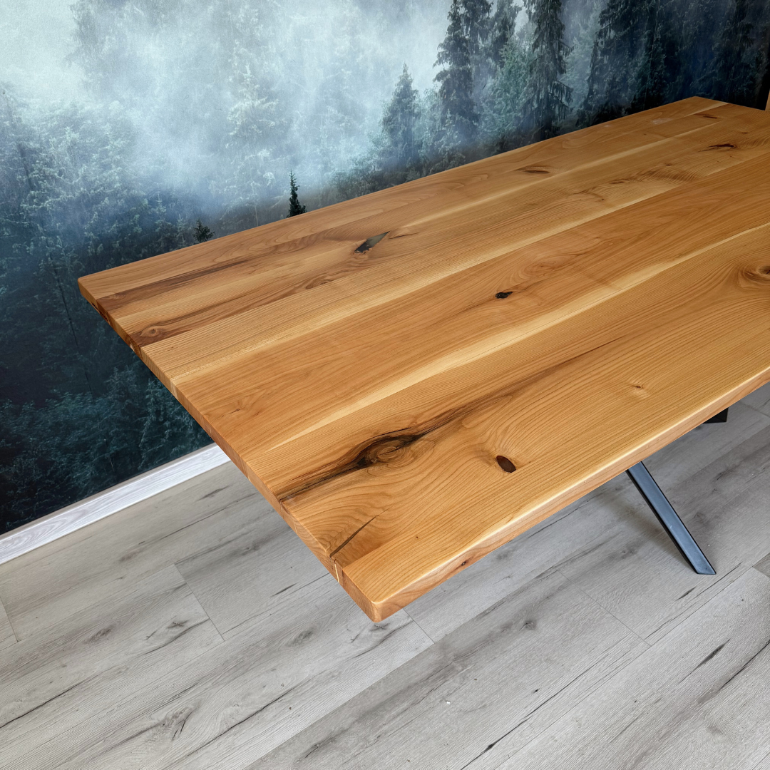 Masa de dining cu blat din cires SX75 197x99cm