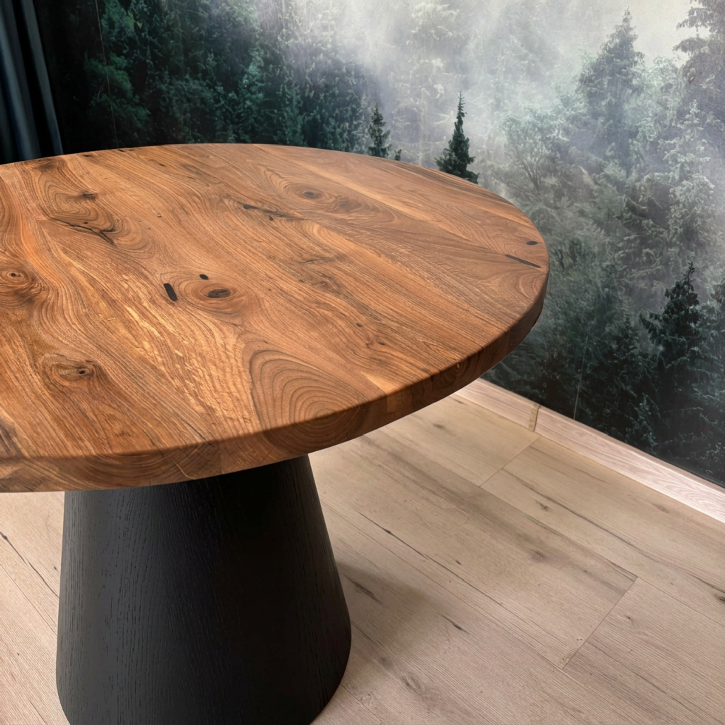 Masa de dining cu blat din nuc AX269 100cm