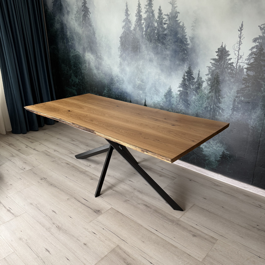 Masa de dining cu blat din stejar SX213 200x95cm