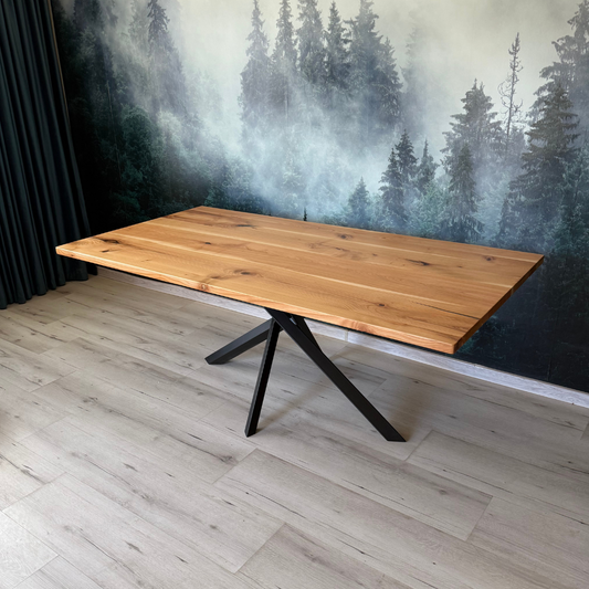 Masa de dining cu blat din cires SX75 197x99cm