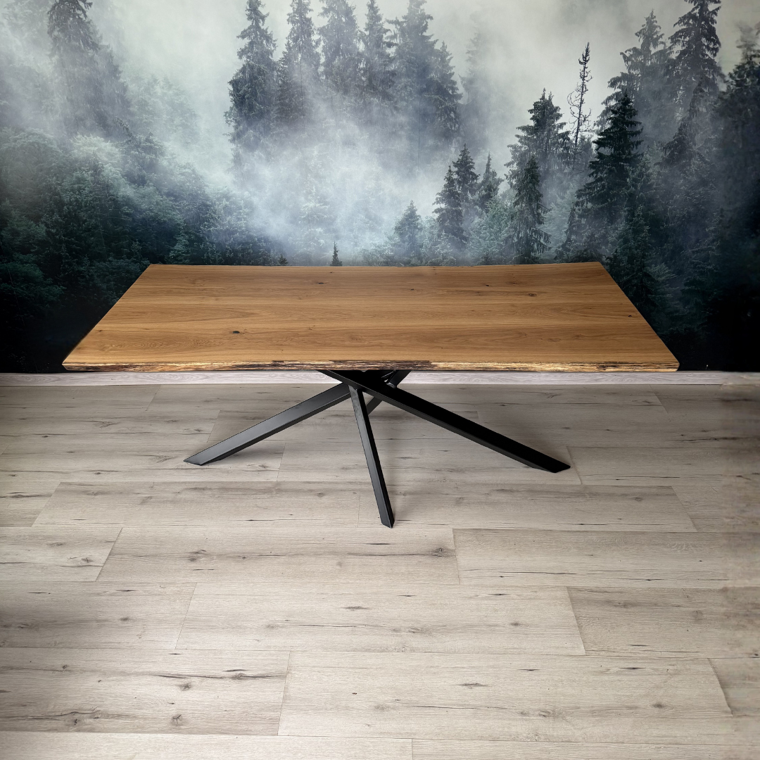 Masa de dining cu blat din stejar SX213 200x95cm