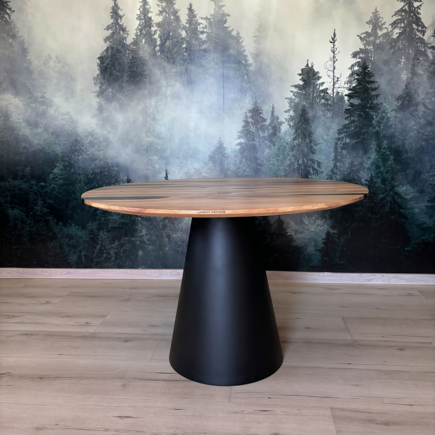 Masa de dining cu blat din nuc AX280 120cm