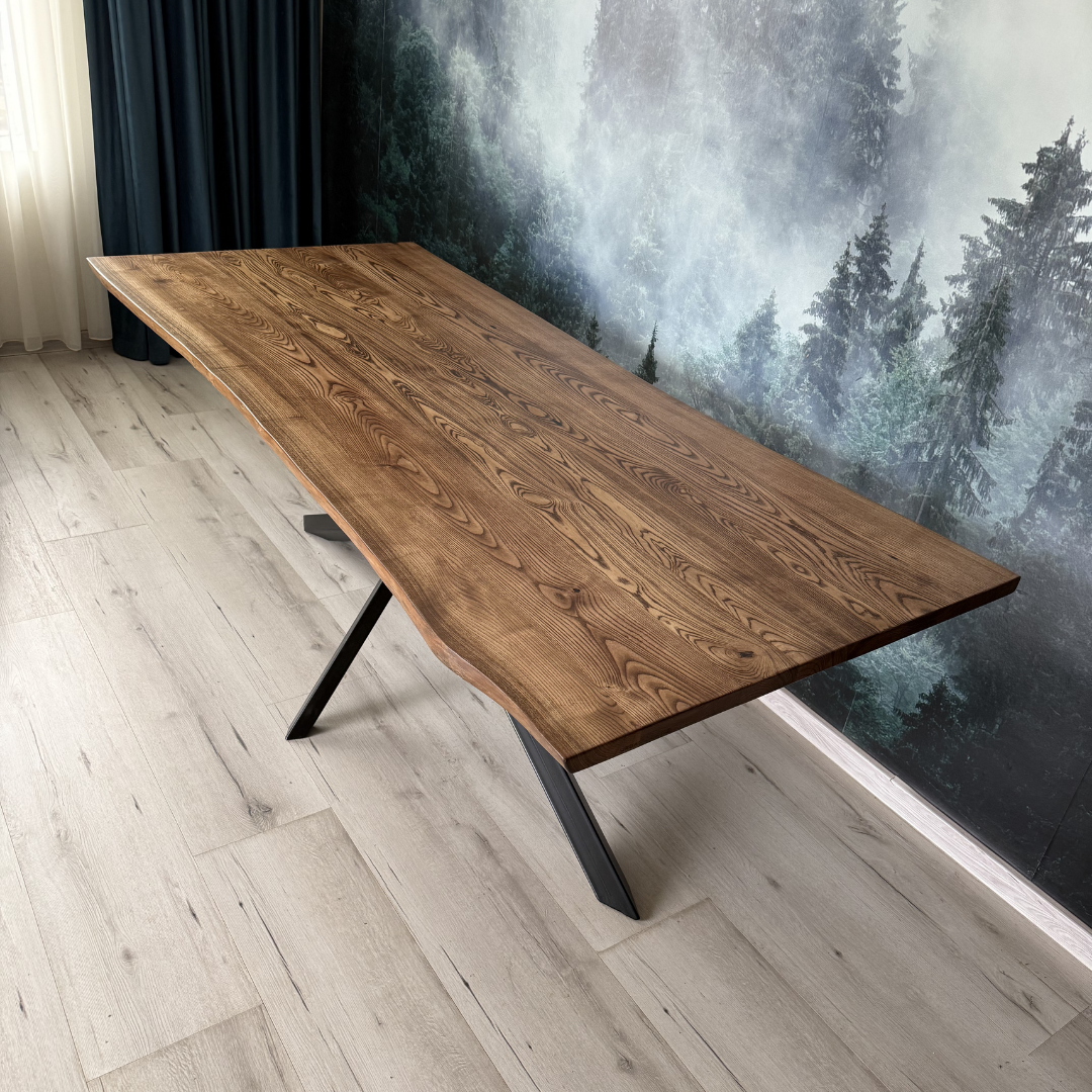 Masa de dining cu blat din frasin SX212 210x98cm