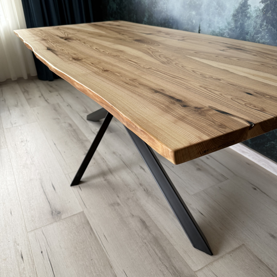 Masa de dining cu blat din frasin SX210 207x95cm