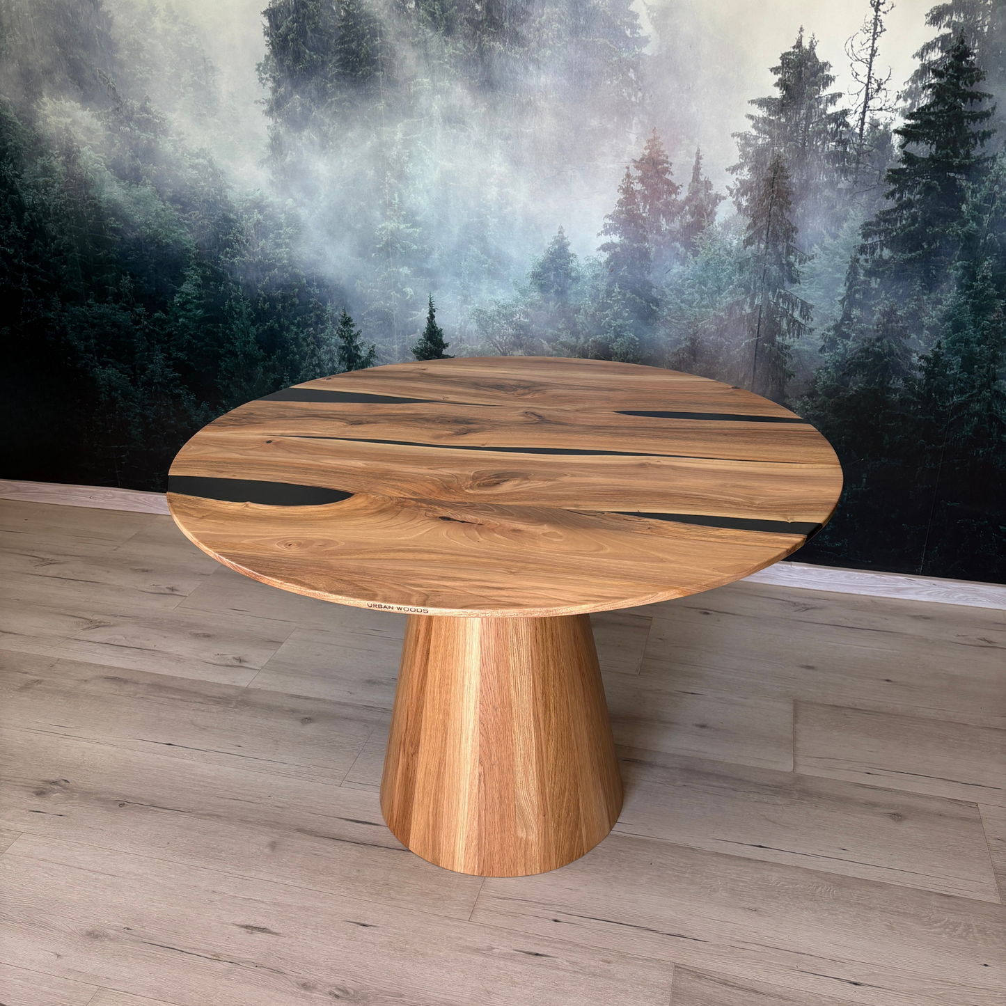 Masa de dining cu blat din nuc AX280 120cm