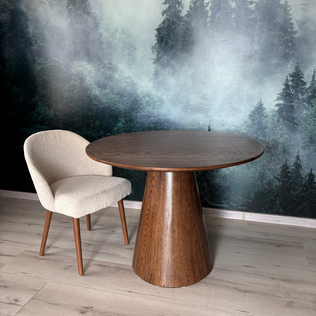 Masa de dining cu blat din stejar AX270 110cm