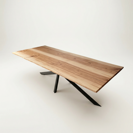 Masa de dining cu blat din frasin X1280 287x122cm