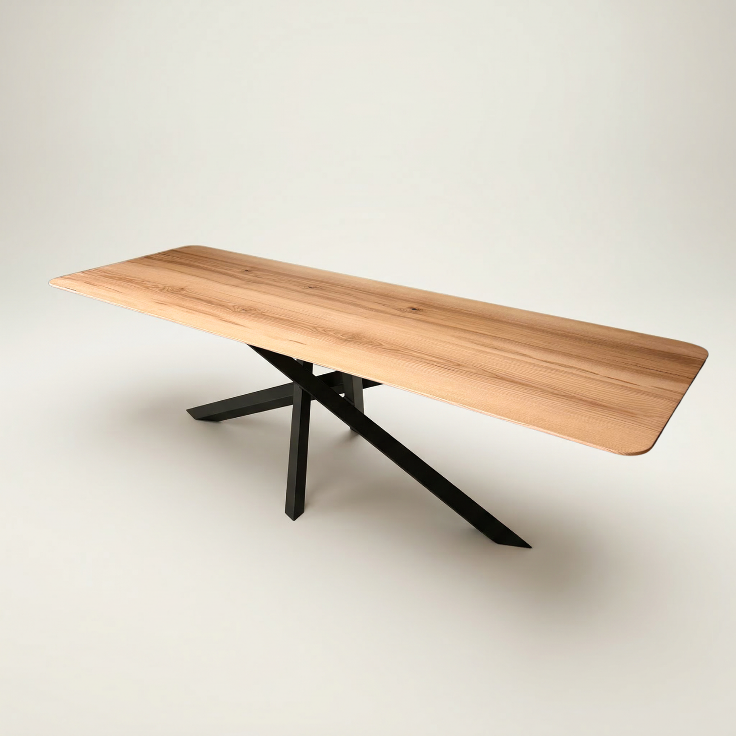 Masa de dining cu blat din frasin X2510 290x98cm