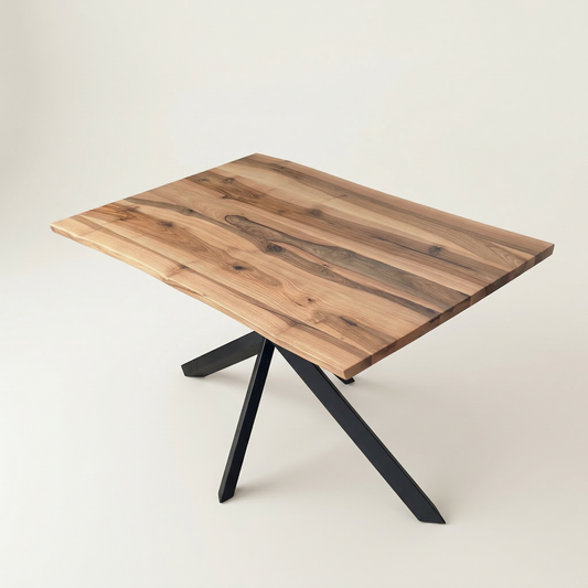 Masa de dining cu blat din nuc X2508 128x83cm