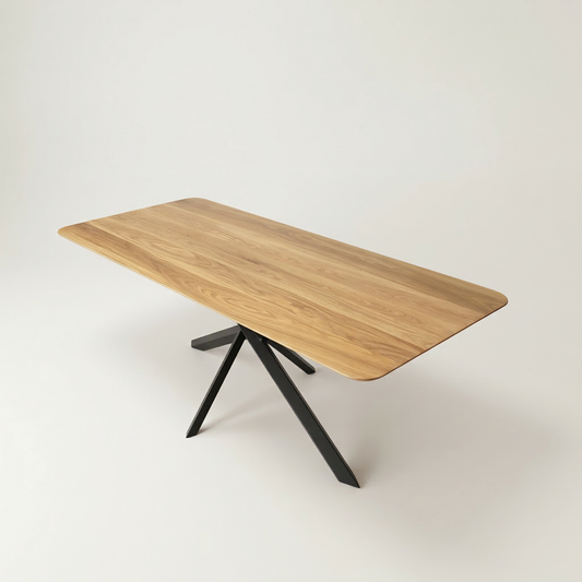 Masa de dining cu blat din stejar X1030 200x89cm