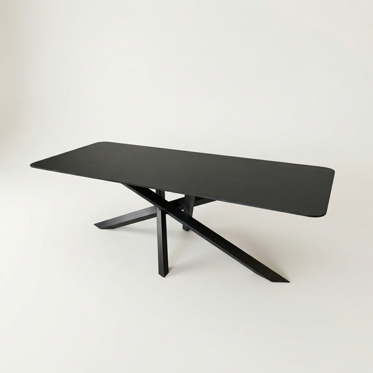 Masa de dining cu blat din stejar X2516 240x100cm