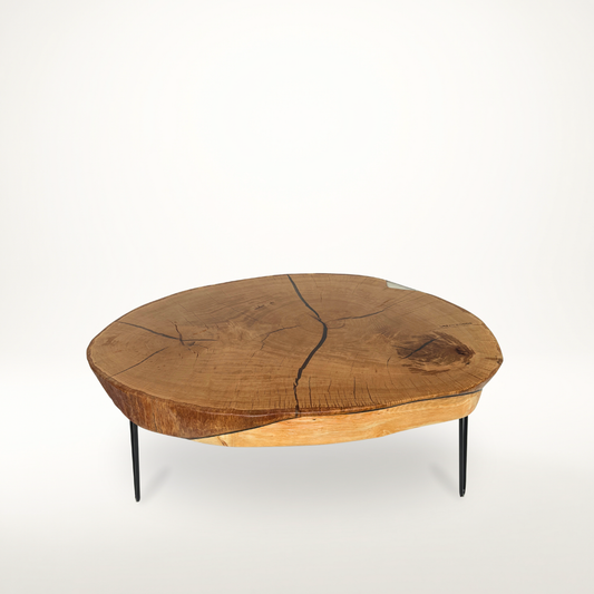 Masa de cafea din stejar AX312 96cm