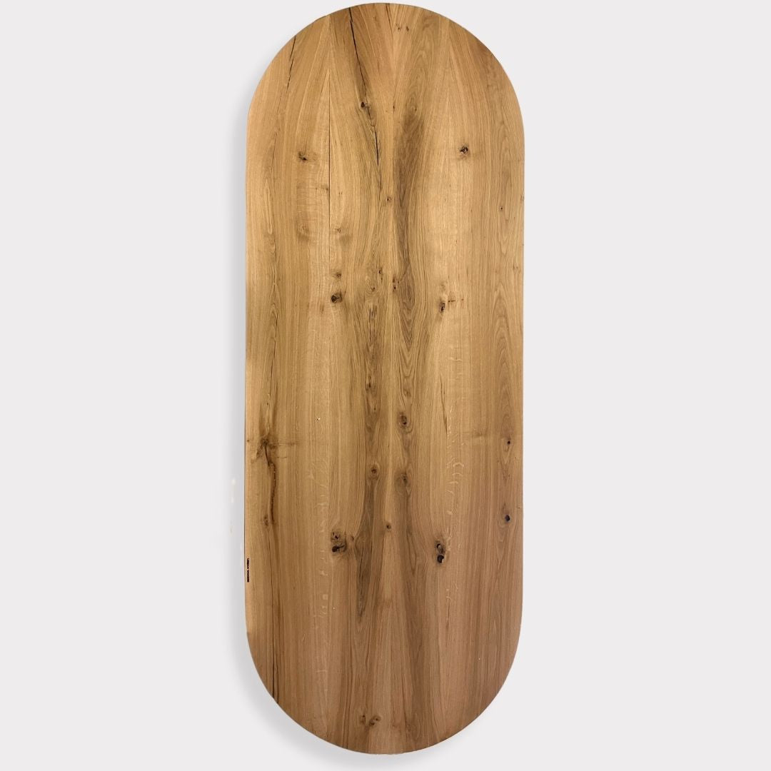 Masa de dining cu blat din stejar X975 270x100cm