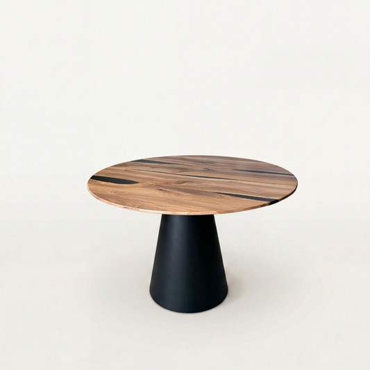 Masa de dining cu blat din nuc AX280 120cm