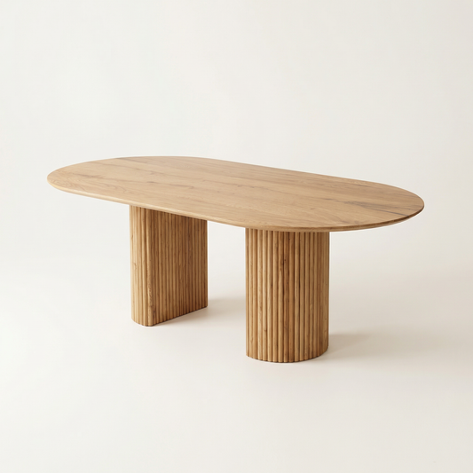 Masa de dining NERO Crescent